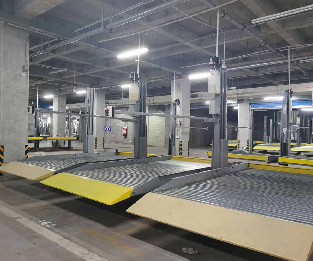 2層簡(jiǎn)易升降類機(jī)械立體車庫(kù)改造